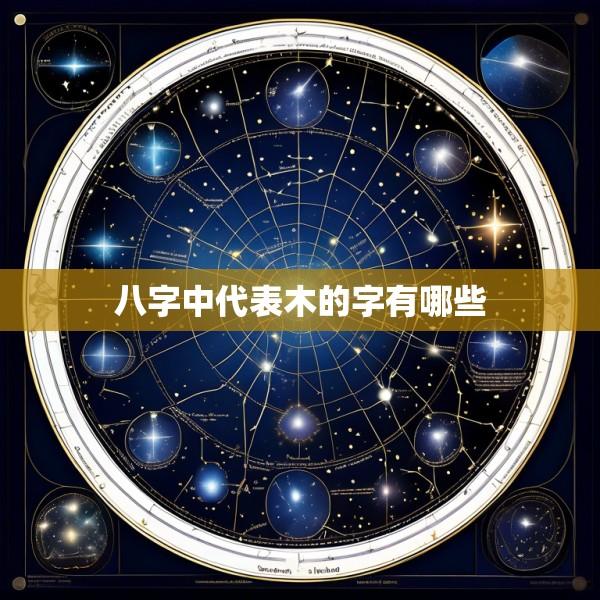八字中代表木的字有哪些