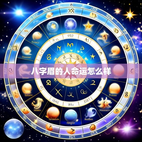 八字眉的人命运怎么样