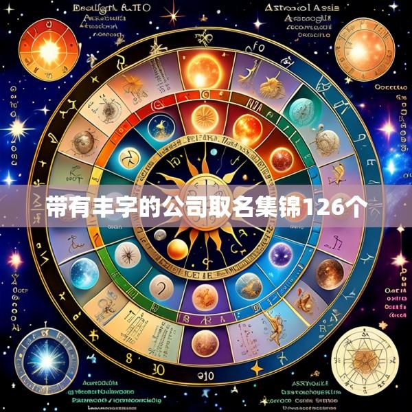 带有丰字的公司取名集锦126个