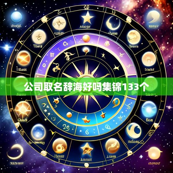 公司取名辞海好吗集锦133个