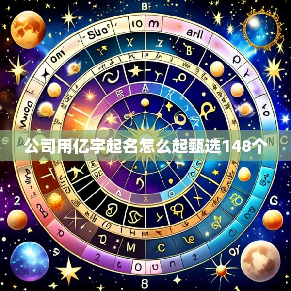 公司用亿字起名怎么起甄选148个