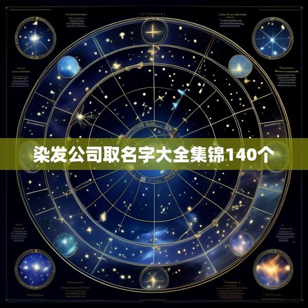 染发公司取名字大全集锦140个