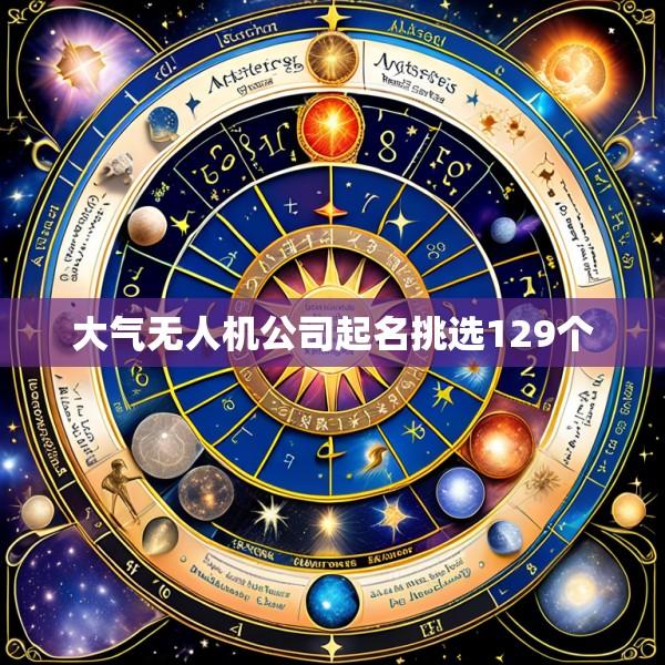 大气无人机公司起名挑选129个