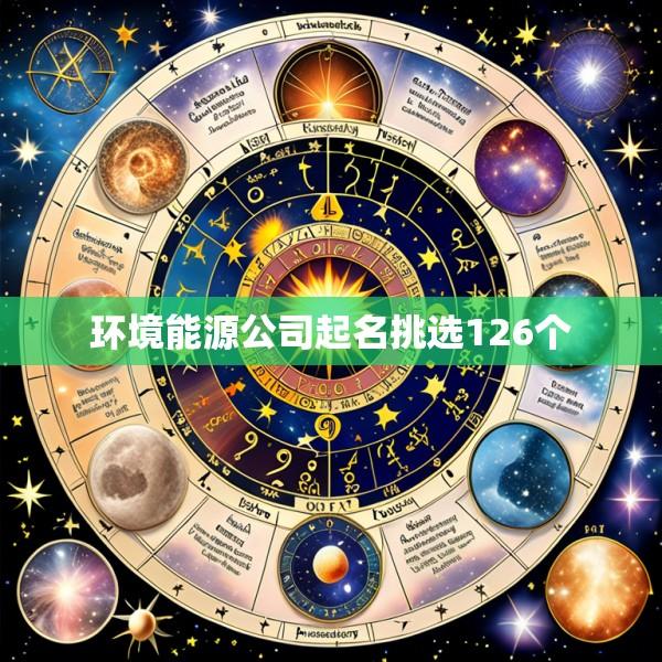 环境能源公司起名挑选126个