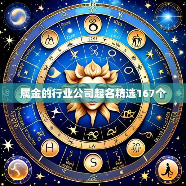 属金的行业公司起名精选167个