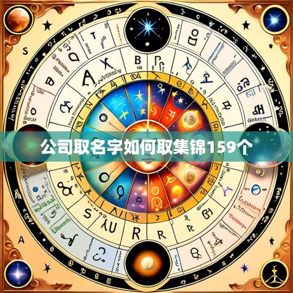 公司取名字如何取集锦159个