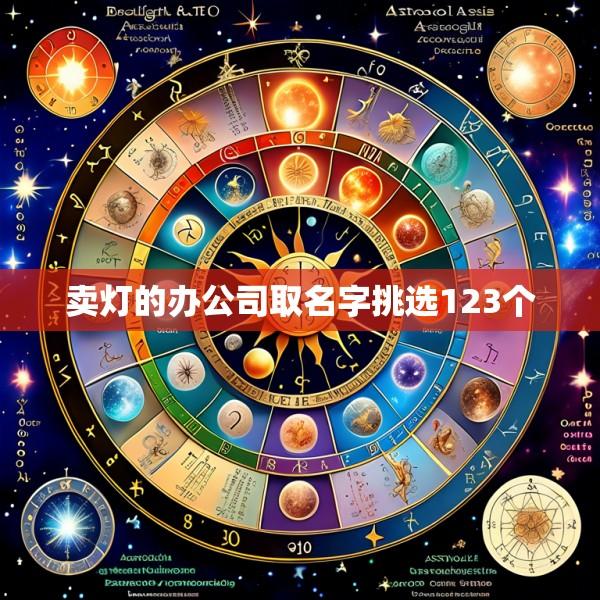 卖灯的办公司取名字挑选123个