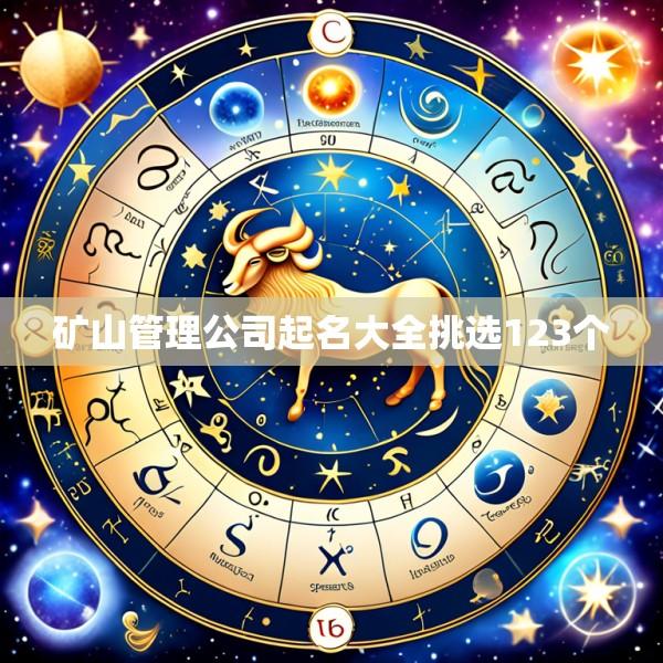 矿山管理公司起名大全挑选123个