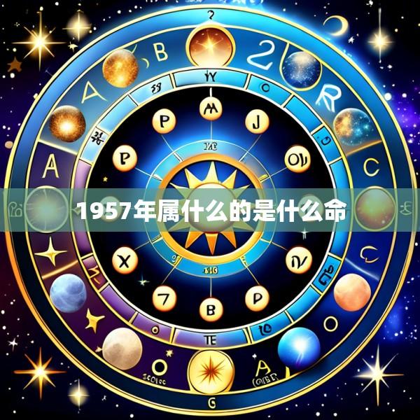 1957年属什么的是什么命