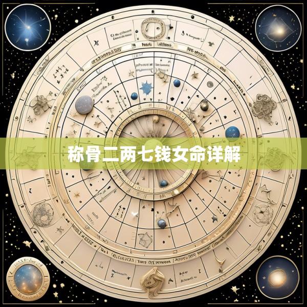 称骨二两七钱女命详解