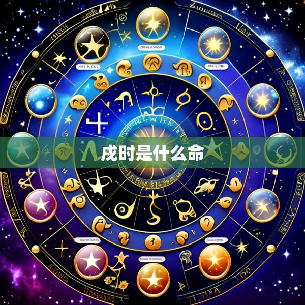 戌时是什么命
