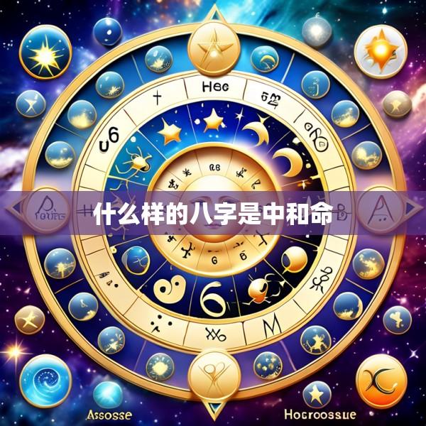 什么样的八字是中和命