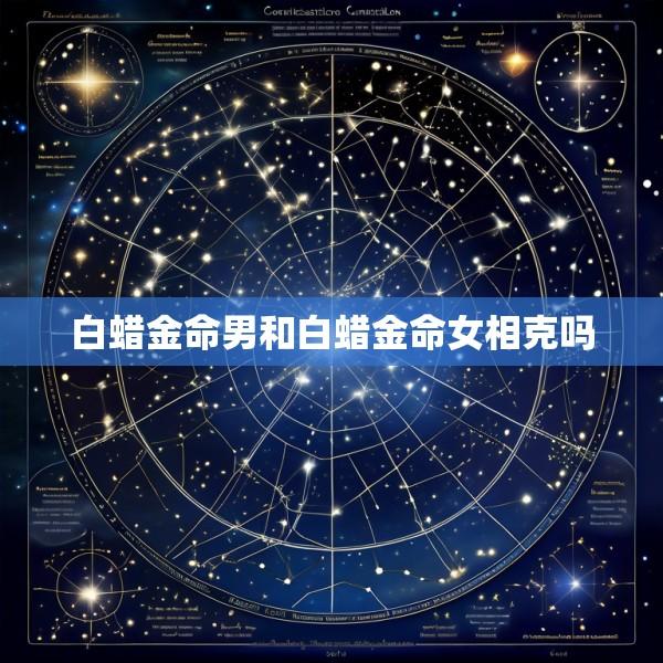 白蜡金命男和白蜡金命女相克吗