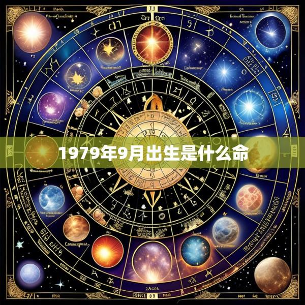 1979年9月出生是什么命