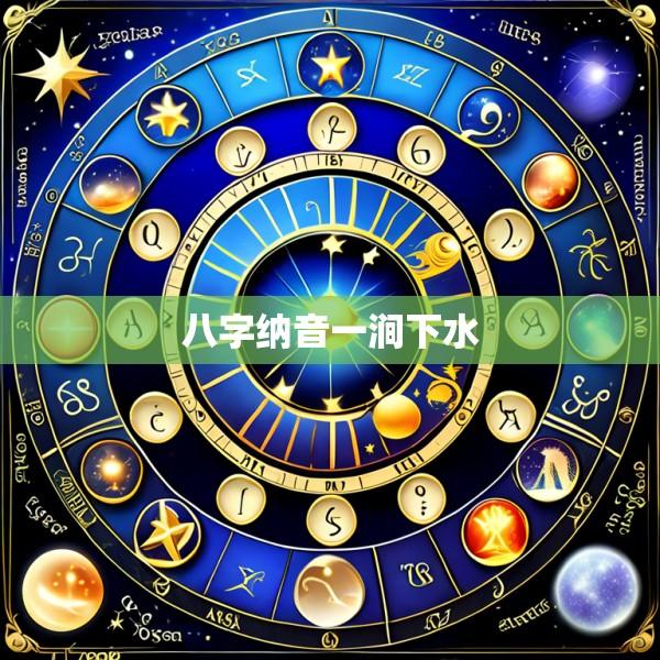 八字纳音一涧下水