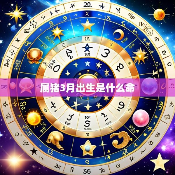 属猪3月出生是什么命