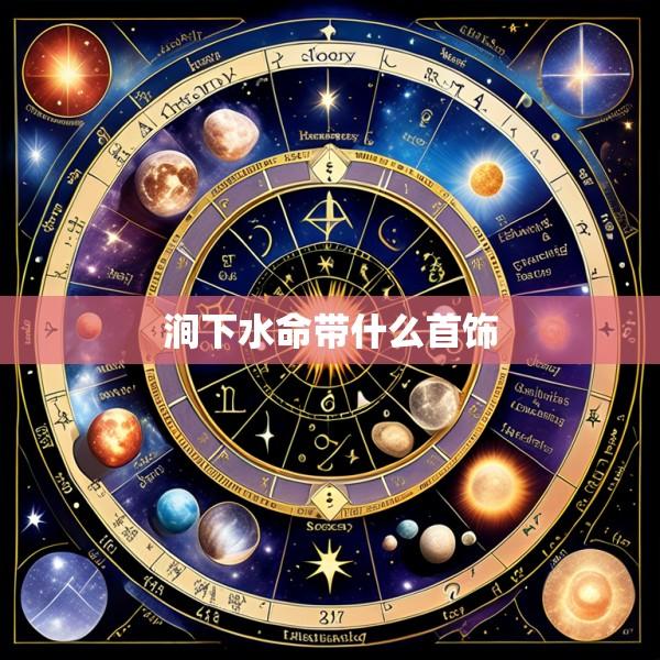 涧下水命带什么首饰