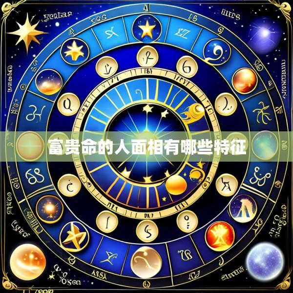富贵命的人面相有哪些特征