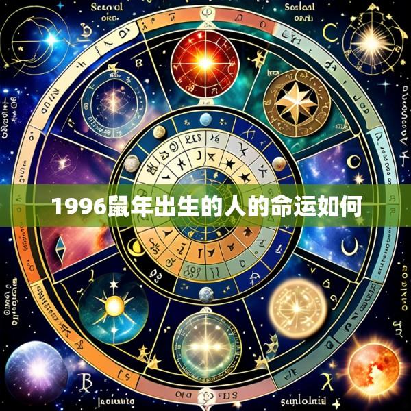 1996鼠年出生的人的命运如何