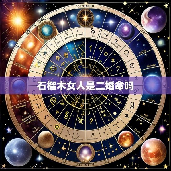 石榴木女人是二婚命吗