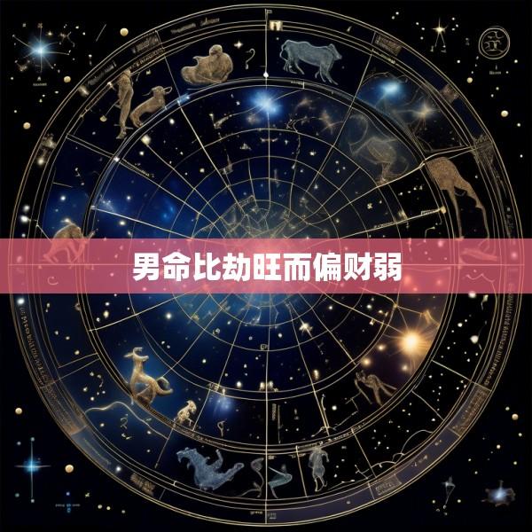 男命比劫旺而偏财弱