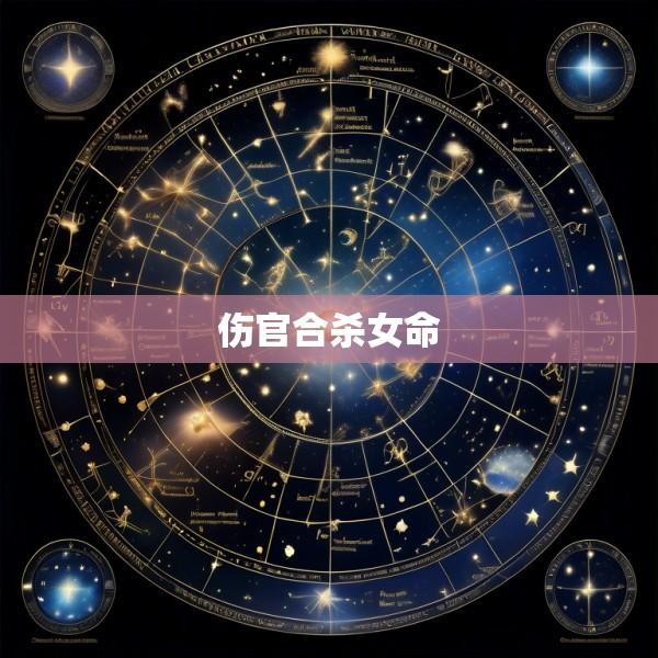 伤官合杀女命