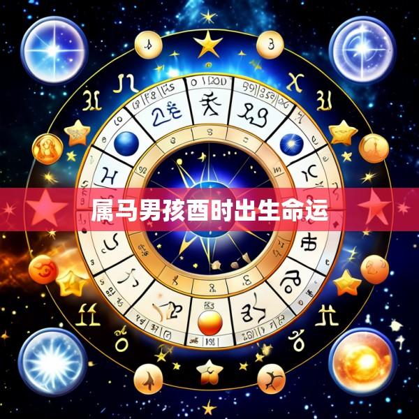 属马男孩酉时出生命运