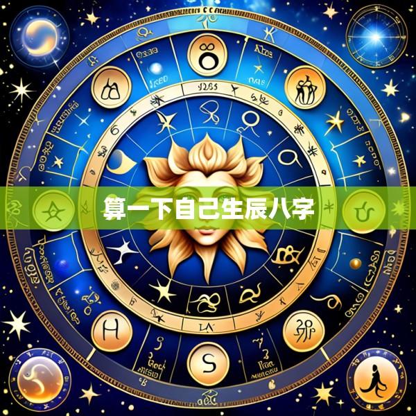 算一下自己生辰八字