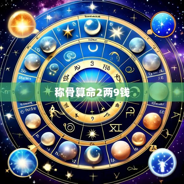 称骨算命2两9钱