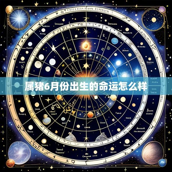 属猪6月份出生的命运怎么样
