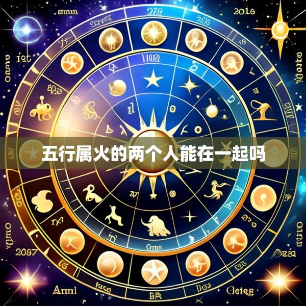五行属火的两个人能在一起吗