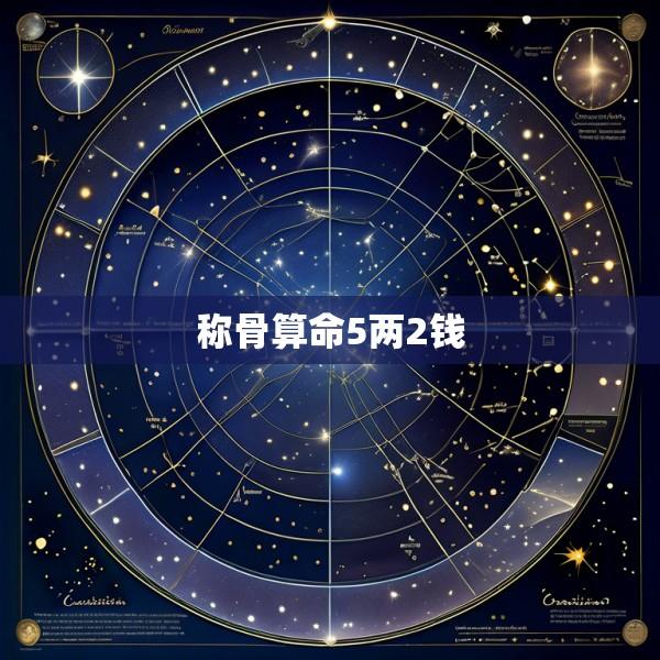 称骨算命5两2钱