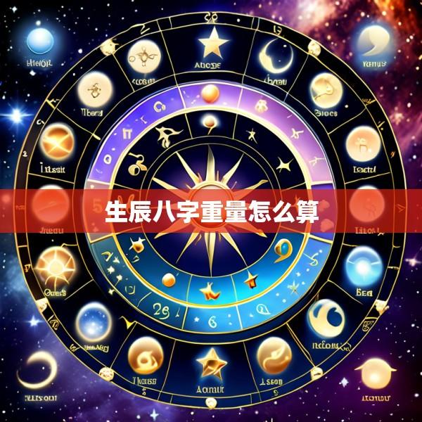 生辰八字重量怎么算