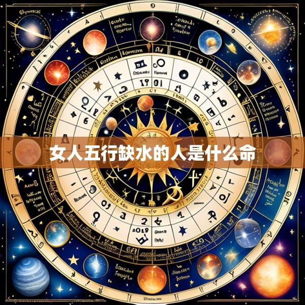 女人五行缺水的人是什么命