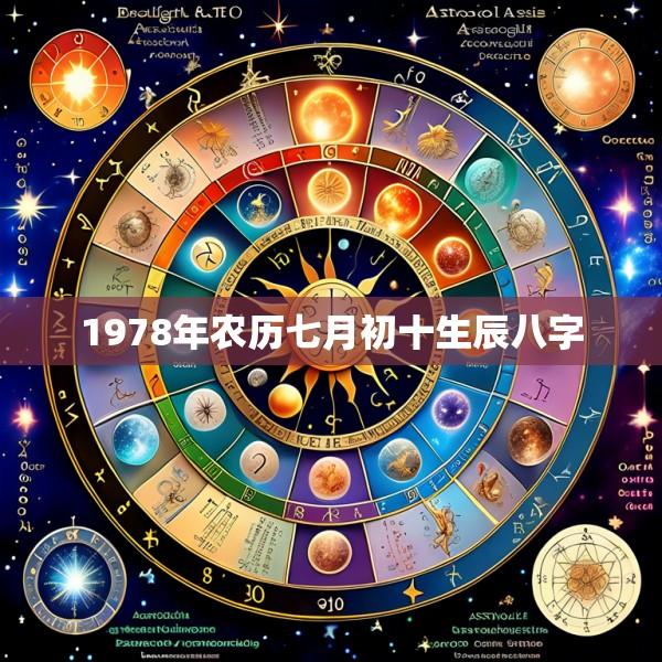 1978年农历七月初十生辰八字
