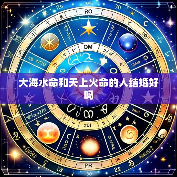 大海水命和天上火命的人结婚好吗