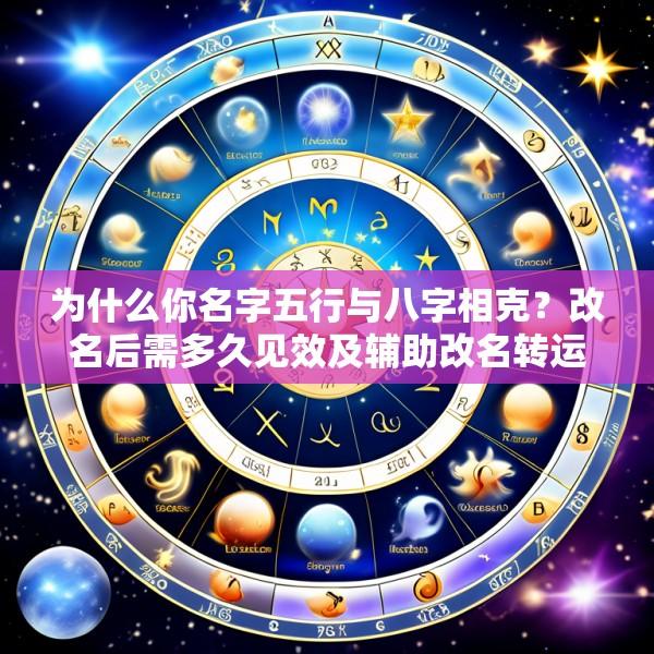 为什么你名字五行与八字相克？改名后需多久见效及辅助改名转运的配合事项