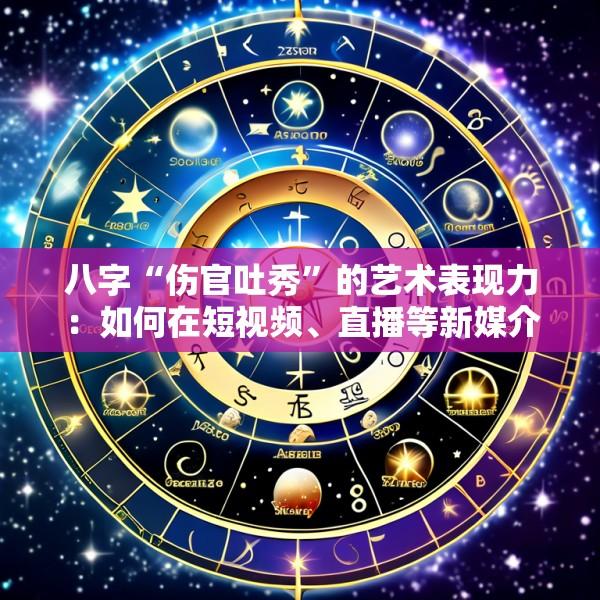 八字“伤官吐秀”的艺术表现力：如何在短视频、直播等新媒介平台展现才华吸粉