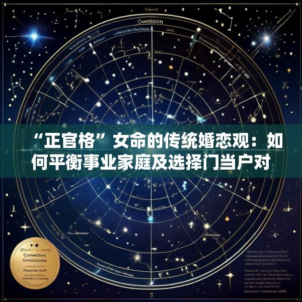 “正官格”女命的传统婚恋观：如何平衡事业家庭及选择门当户对优质伴侣的智慧