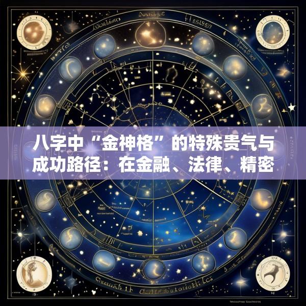 八字中“金神格”的特殊贵气与成功路径：在金融、法律、精密技术领域如何崭露头角