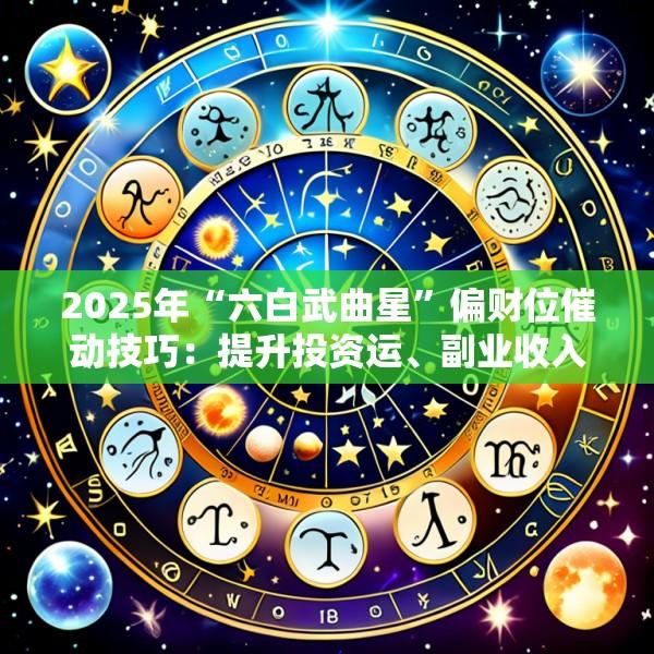 2025年“六白武曲星”偏财位催动技巧：提升投资运、副业收入与贵人提携的风水术