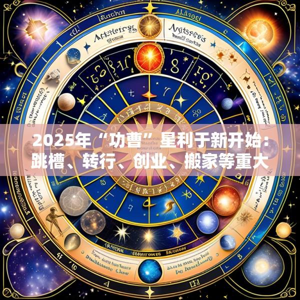 2025年“功曹”星利于新开始：跳槽、转行、创业、搬家等重大决策的最佳启动期