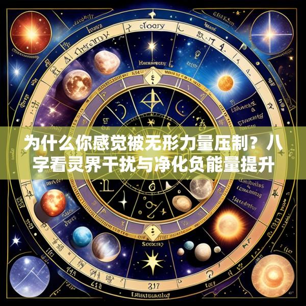 为什么你感觉被无形力量压制？八字看灵界干扰与净化负能量提升阳气的风水法