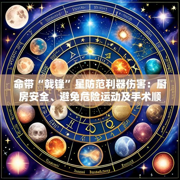 命带“戟锋”星防范利器伤害：厨房安全、避免危险运动及手术顺利的风水保障