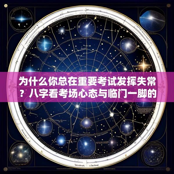 为什么你总在重要考试发挥失常？八字看考场心态与临门一脚的风水提运妙招