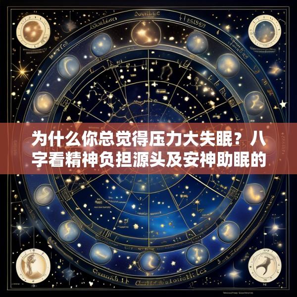 为什么你总觉得压力大失眠？八字看精神负担源头及安神助眠的风水布置与命理调节