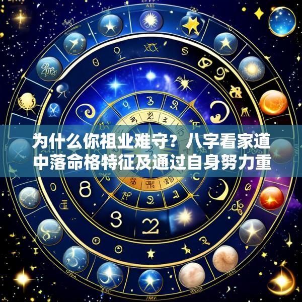 为什么你祖业难守？八字看家道中落命格特征及通过自身努力重振门楣的转运方向