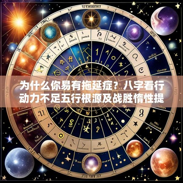 为什么你易有拖延症？八字看行动力不足五行根源及战胜惰性提升效率的方法