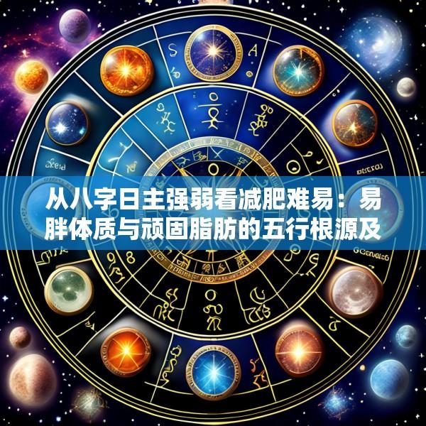 从八字日主强弱看减肥难易：易胖体质与顽固脂肪的五行根源及健康瘦身方案