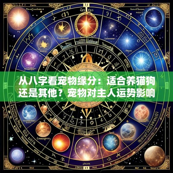 从八字看宠物缘分：适合养猫狗还是其他？宠物对主人运势影响及旺主风水选宠